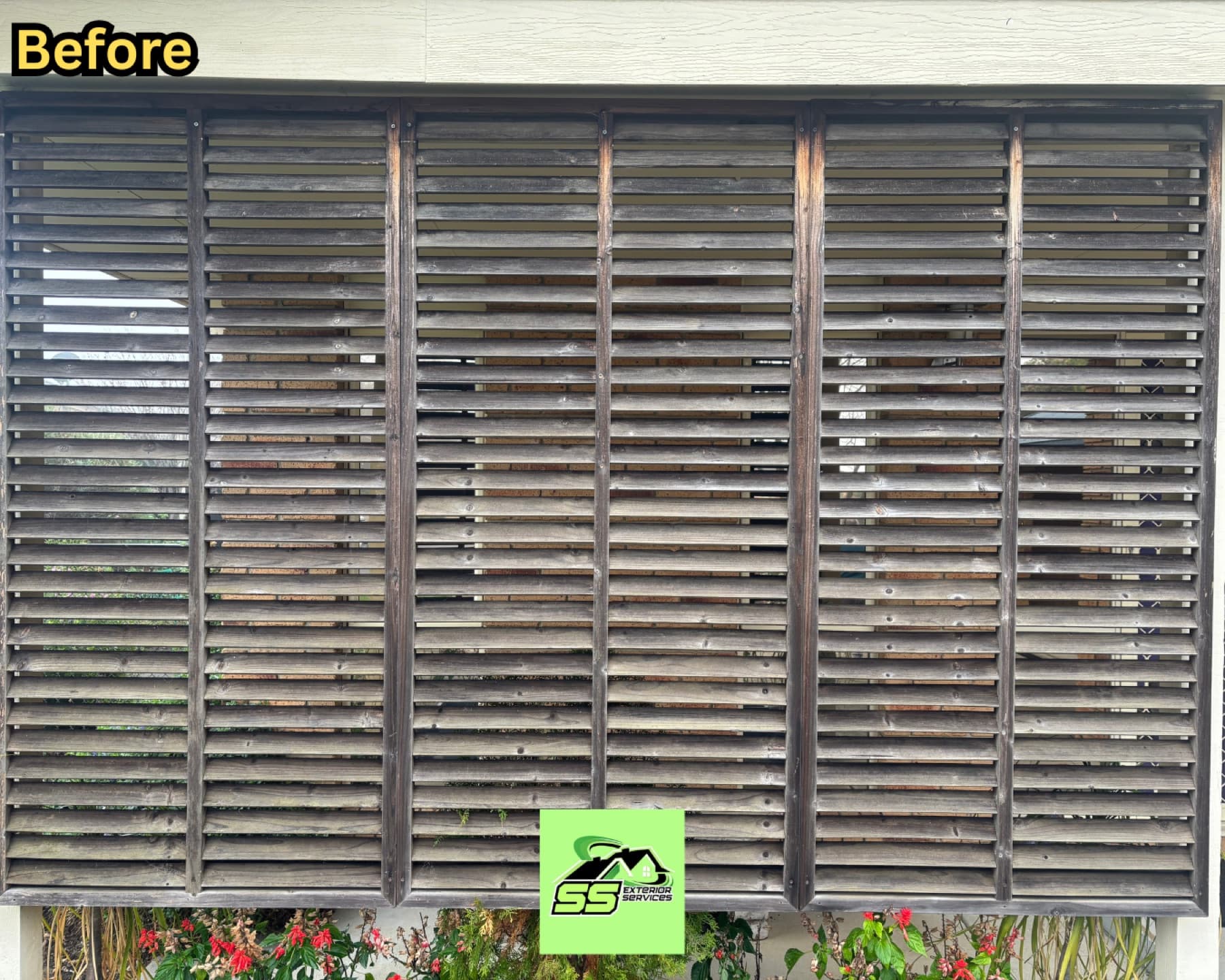 Delicate surface softwashing by SS Exterior Services in Kilmore and Mitchell Shire