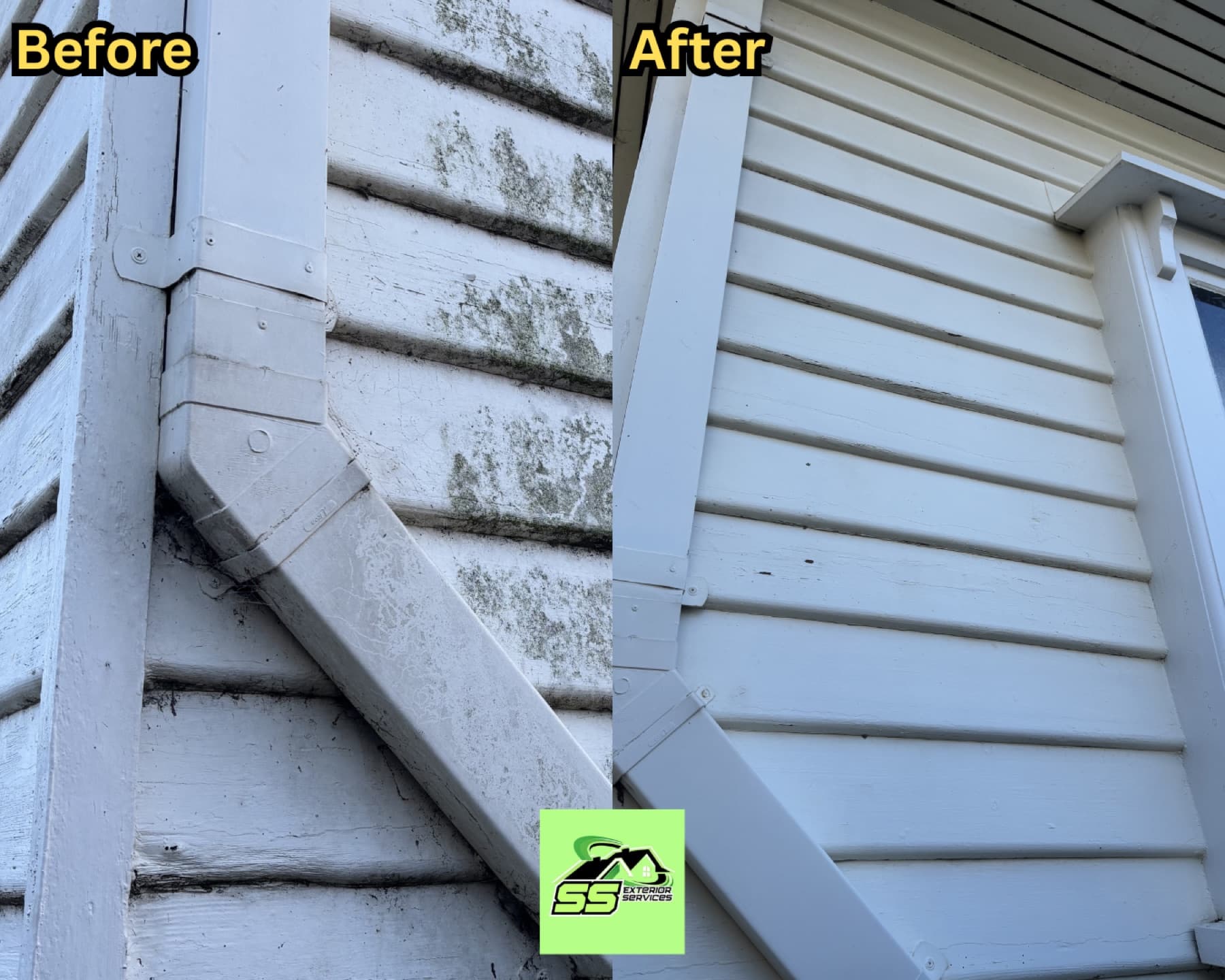 House washing before and after